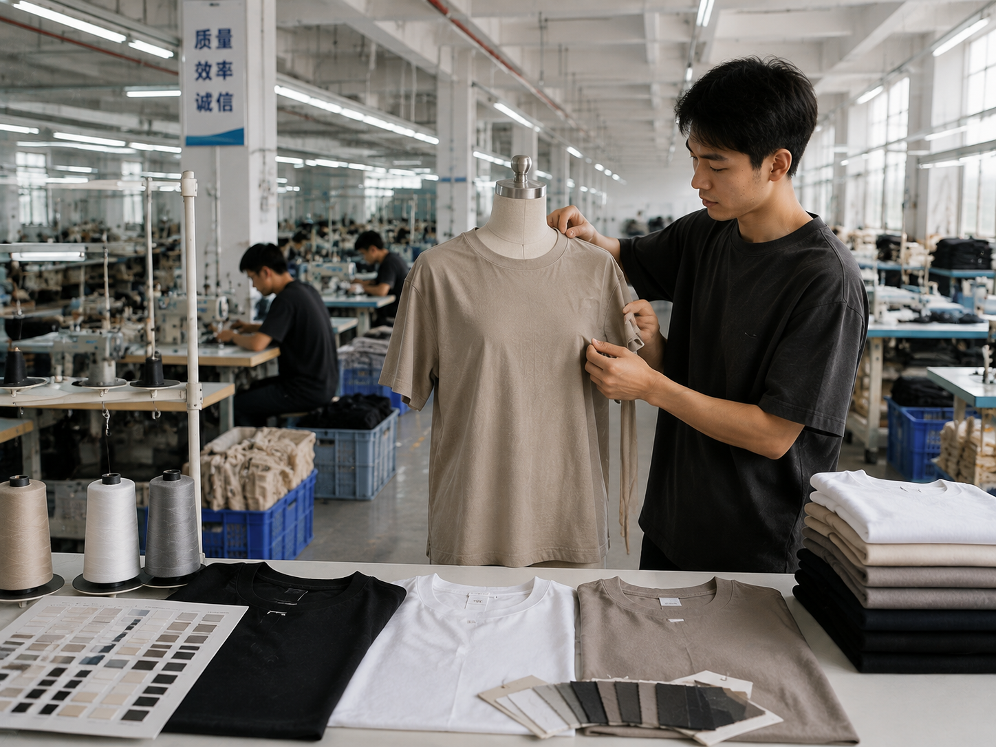 Private label T-shirt development for an e-commerce brand