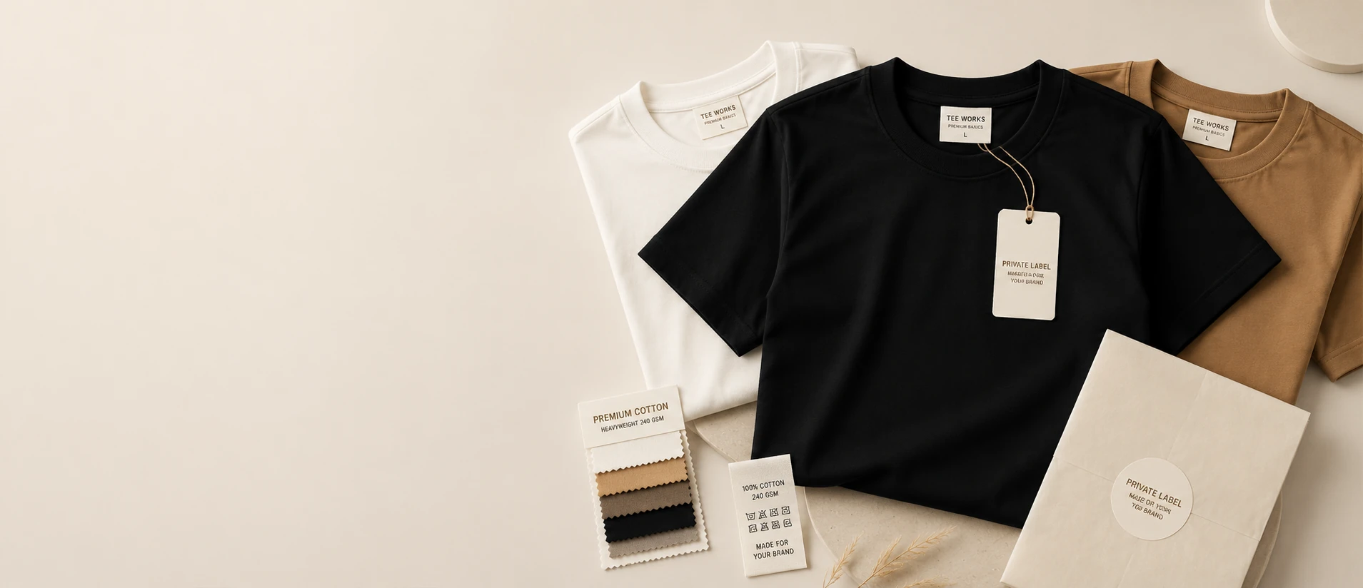 Private label men's T-shirt manufacturer for global apparel brands
