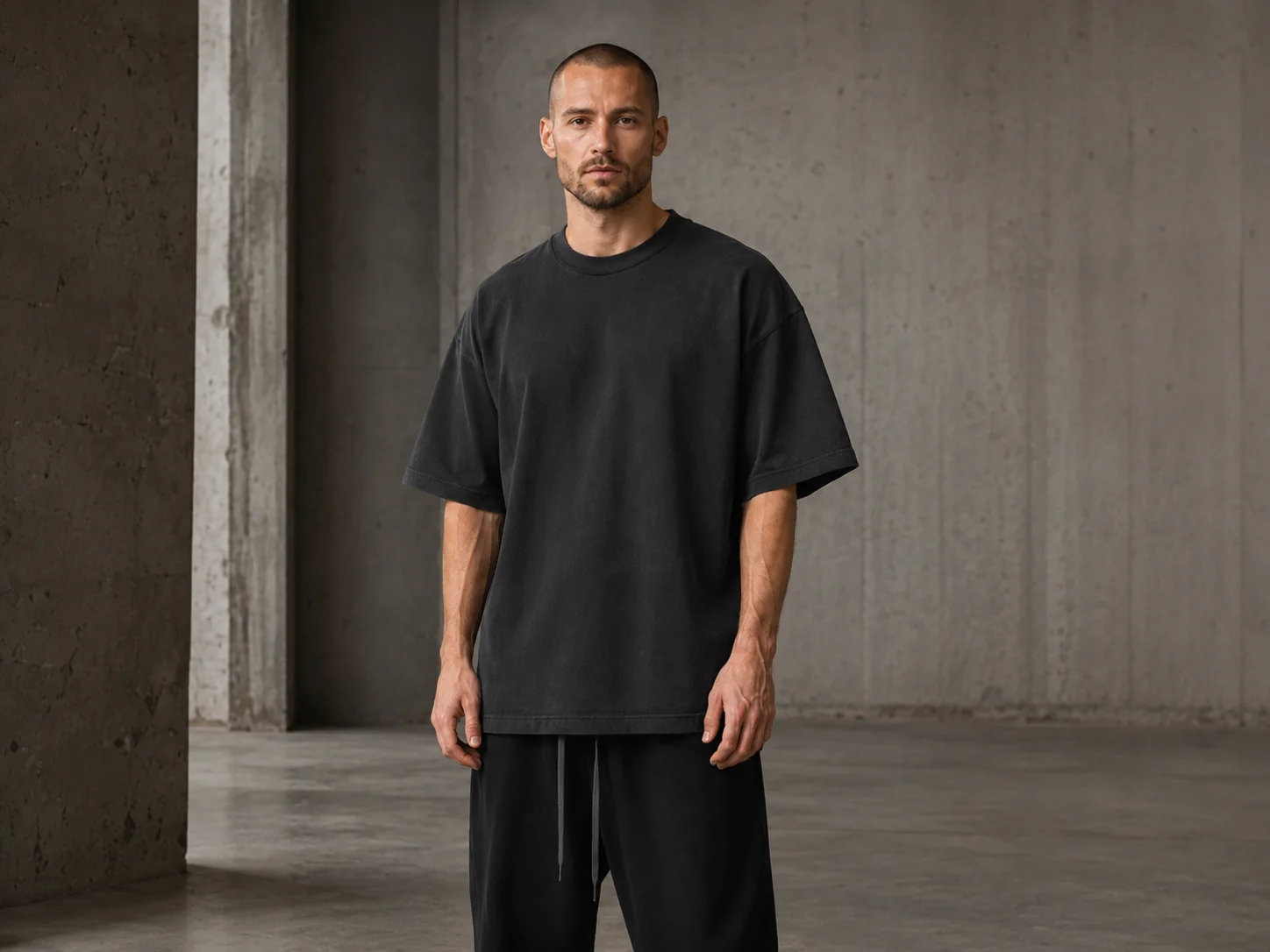 Vintage heavyweight oversized men's T-shirt